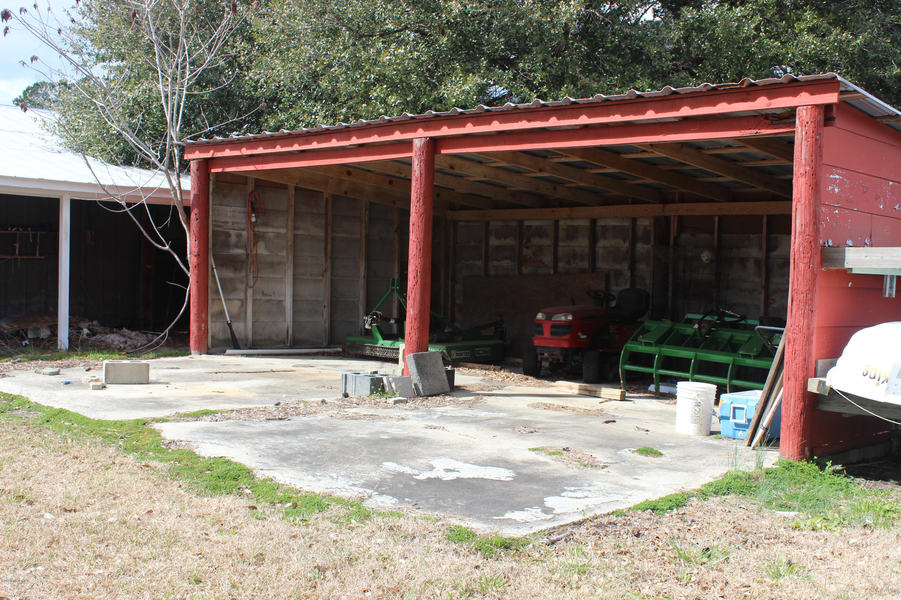 191 Old Lupton Road Merritt, NC 28556 - Photo 33 of 38 Overhang storage