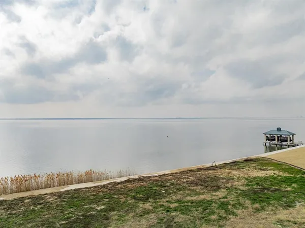 a view of an ocean and beach