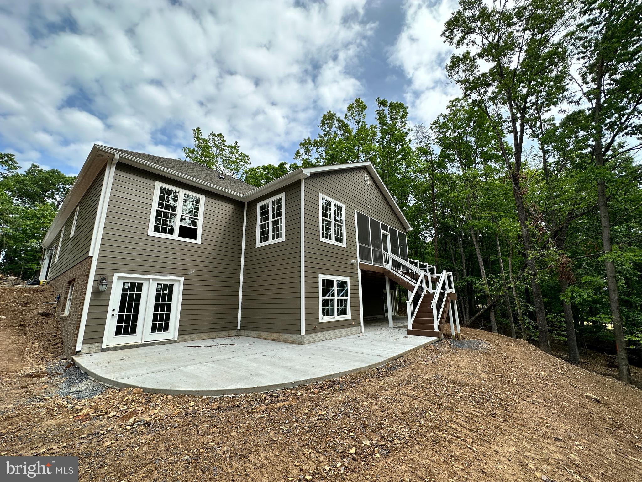 1600 Hunting Ridge Road Winchester, VA 22603 - Photo 6 of 45 Rear of Home as of 5-17-23