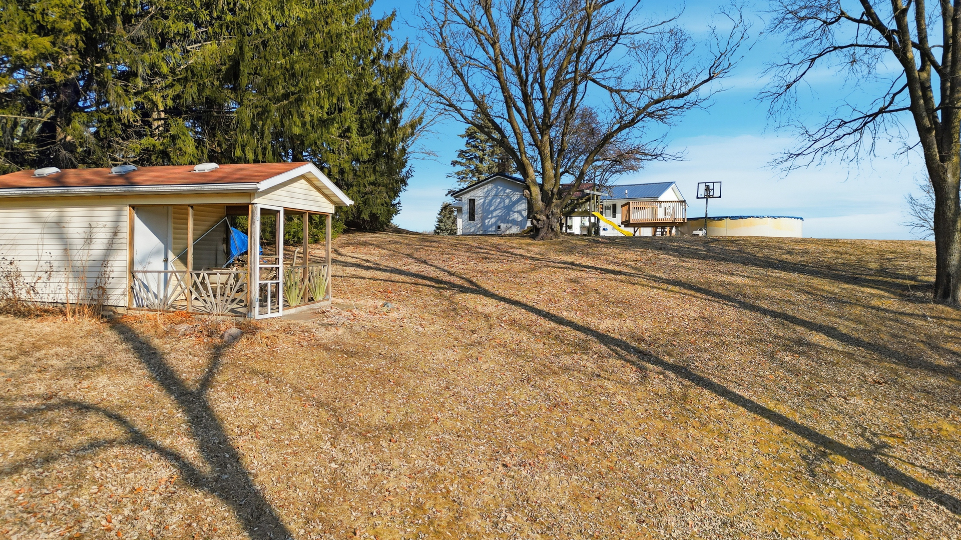 13831 Prairie Center Road Morrison, IL 61270 - Photo 30 of 32 a view of a yard with wooden fence