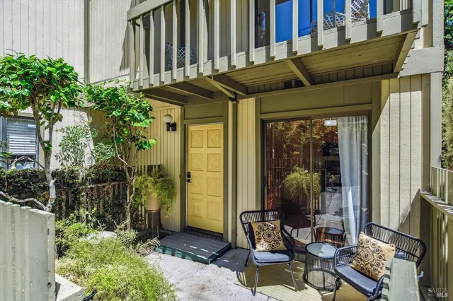 a view of balcony and patio