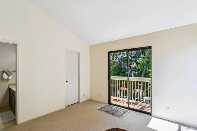 a view of a room with entryway