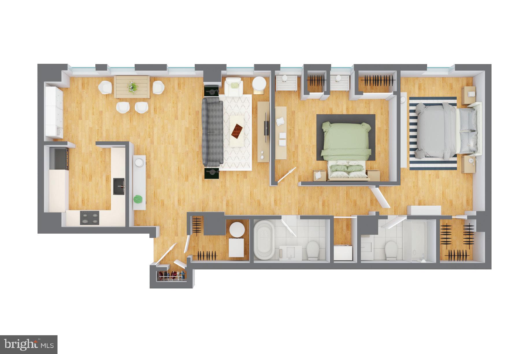 1621 T Street Northwest, Unit T2 Washington, DC 20009 - Photo 41 of 41 Floor plan