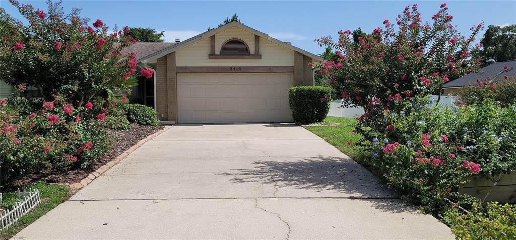 Driveway and front of home