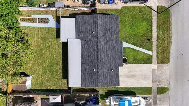 view of building with yard