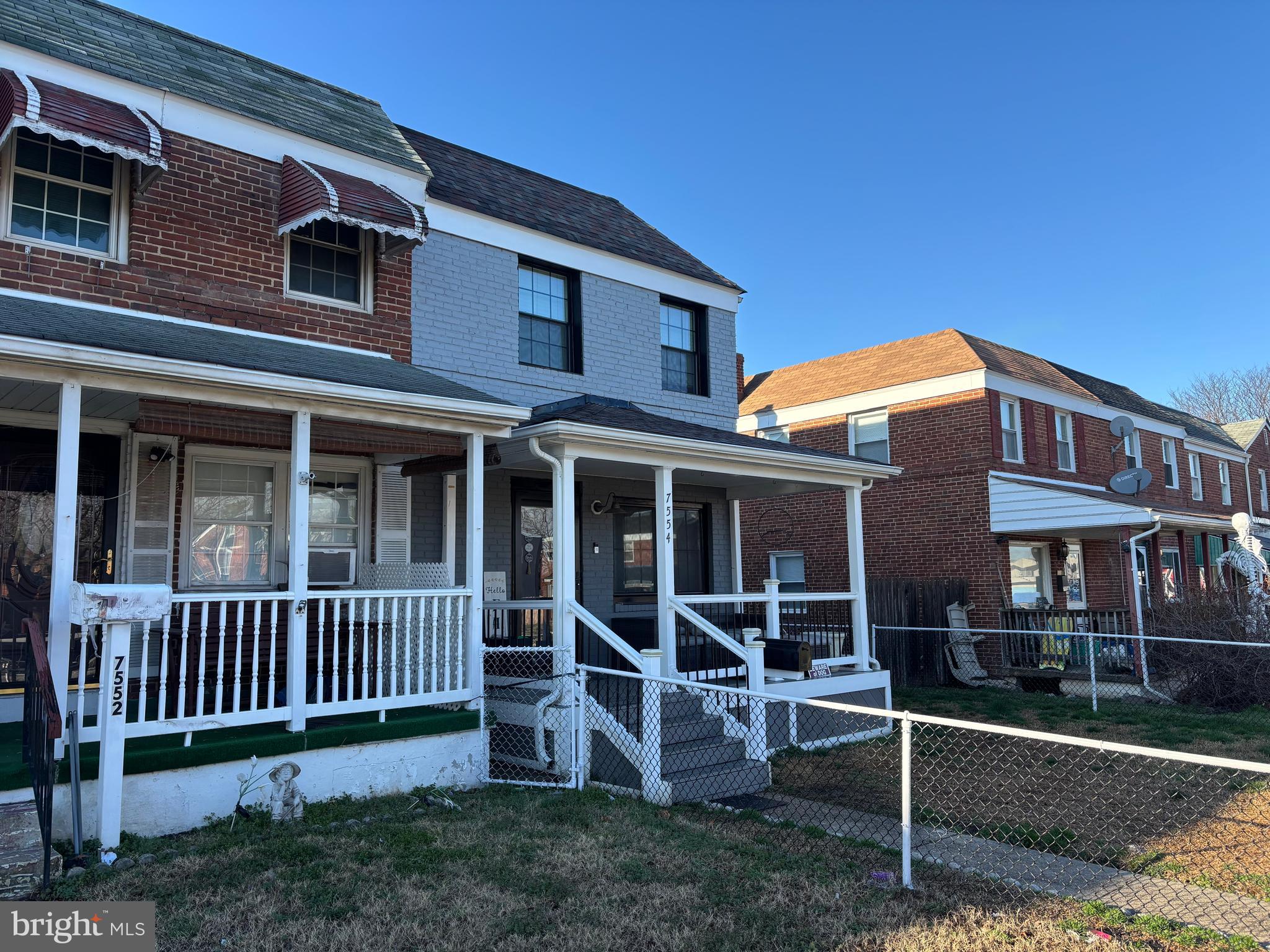 7552 Rabon Avenue Baltimore, MD 21222 - Photo 3 of 39 front view of a house with a porch