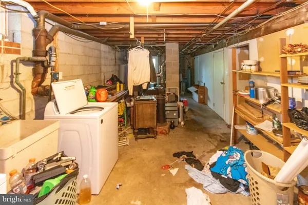 a view of storage and utility room