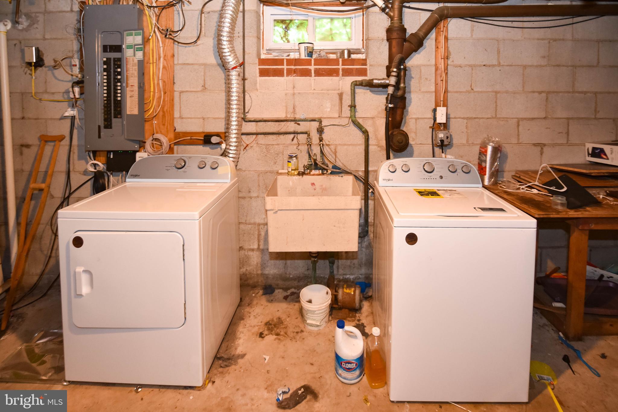 1204 Dicus Mill Road Millersville, MD 21108 - Photo 39 of 63 a utility room with dryer and washer