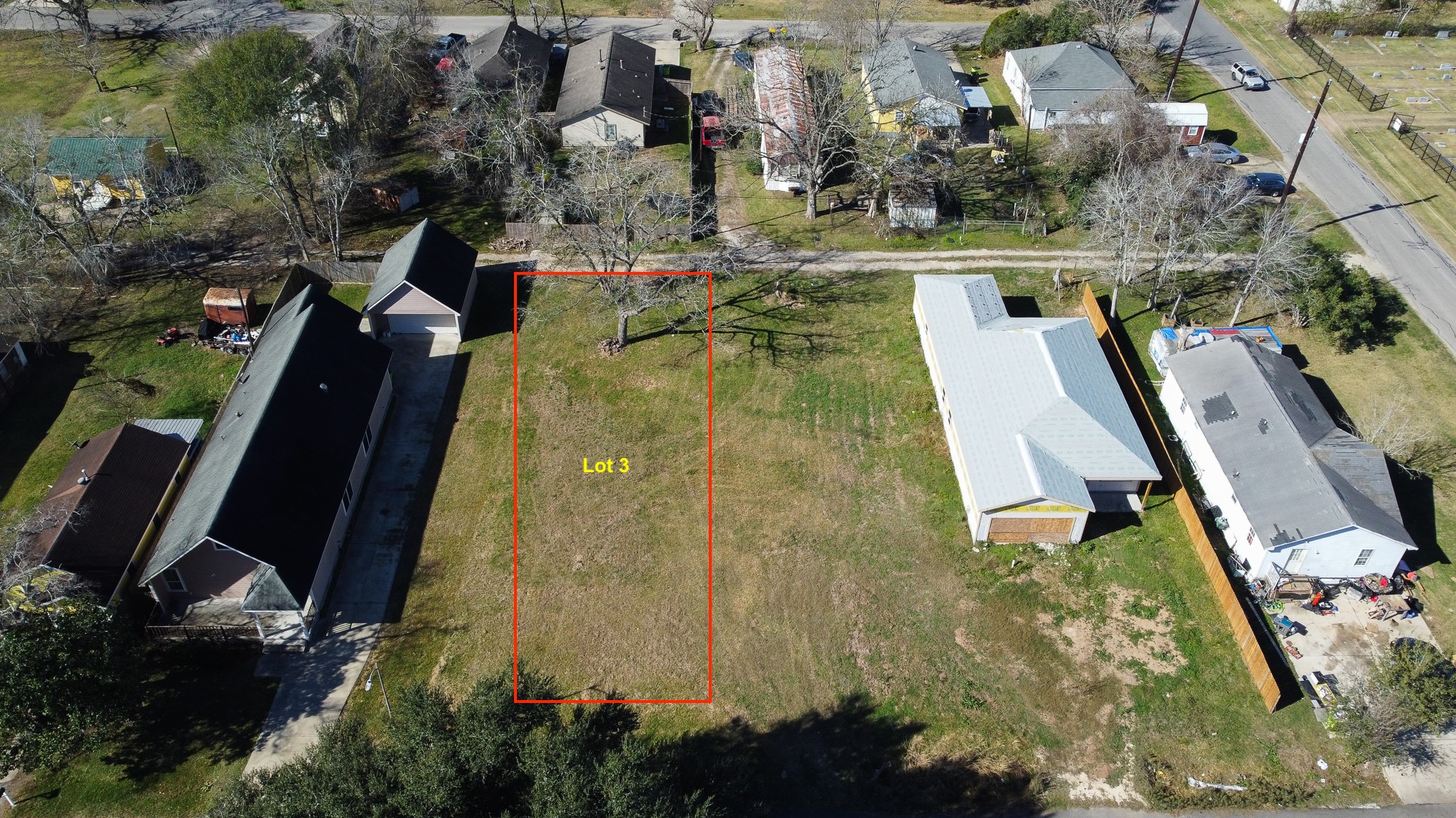 0 Brazos Street Rosenberg, TX 77471 - Photo 1 of 12 an aerial view of residential houses with outdoor space
