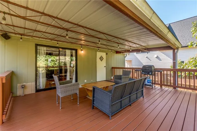 a outdoor space with patio