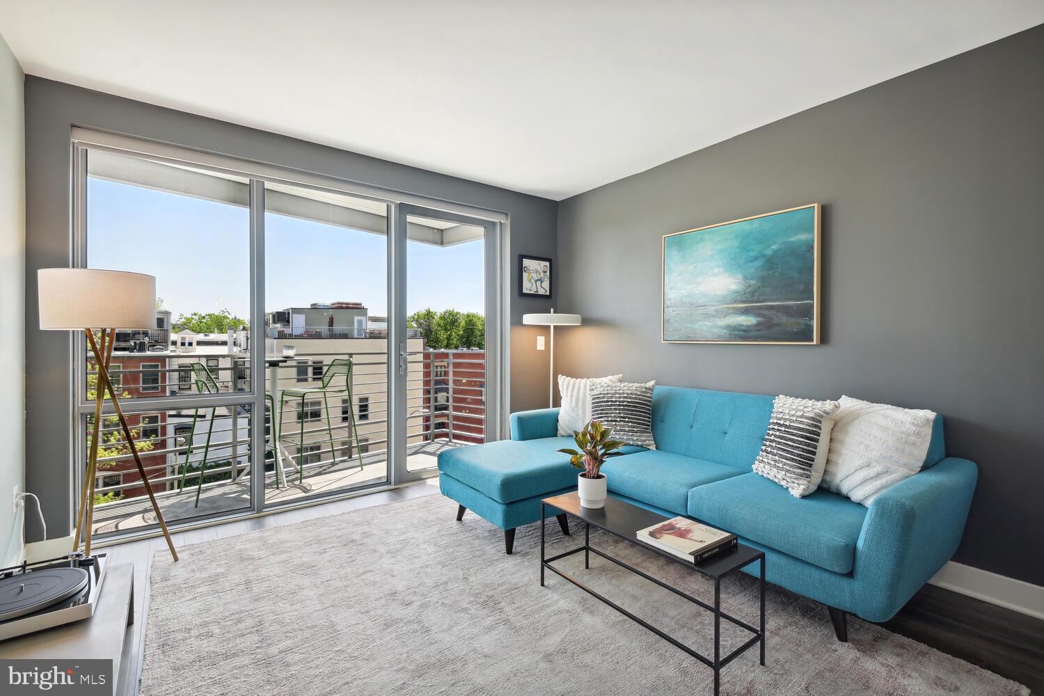 1311 13th Street Northwest, Unit 505 Washington, DC 20005 - Photo 6 of 43 Floor to ceiling windows