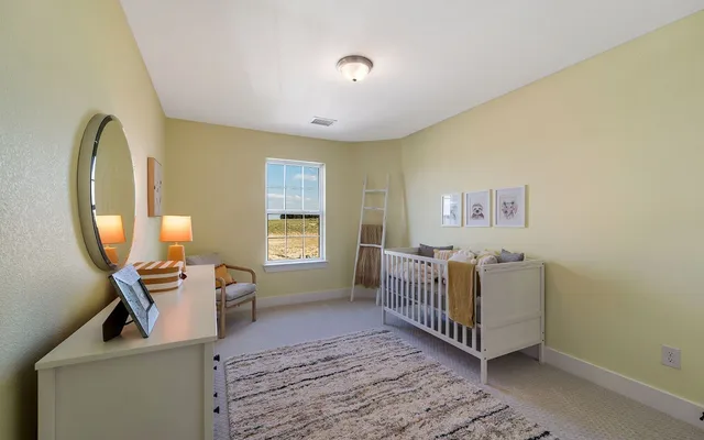 a room with furniture and a window