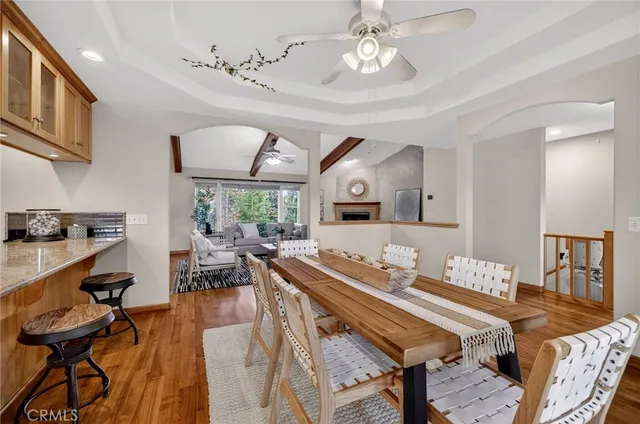 a kitchen with stainless steel appliances granite countertop a stove and a refrigerator