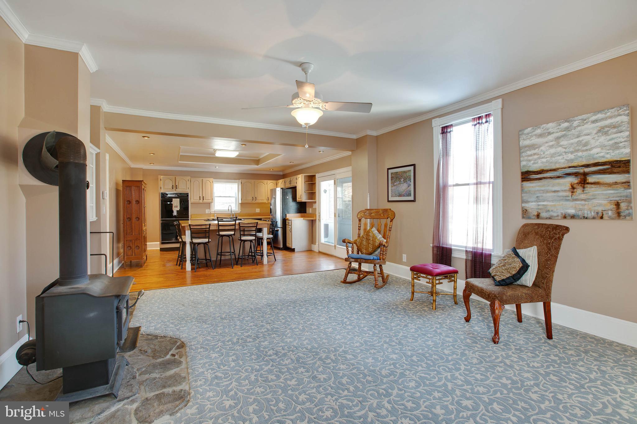 3722 Kanawha Avenue Point of Rocks, MD 21777 - Photo 15 of 33 Family Room with wood burning stove
