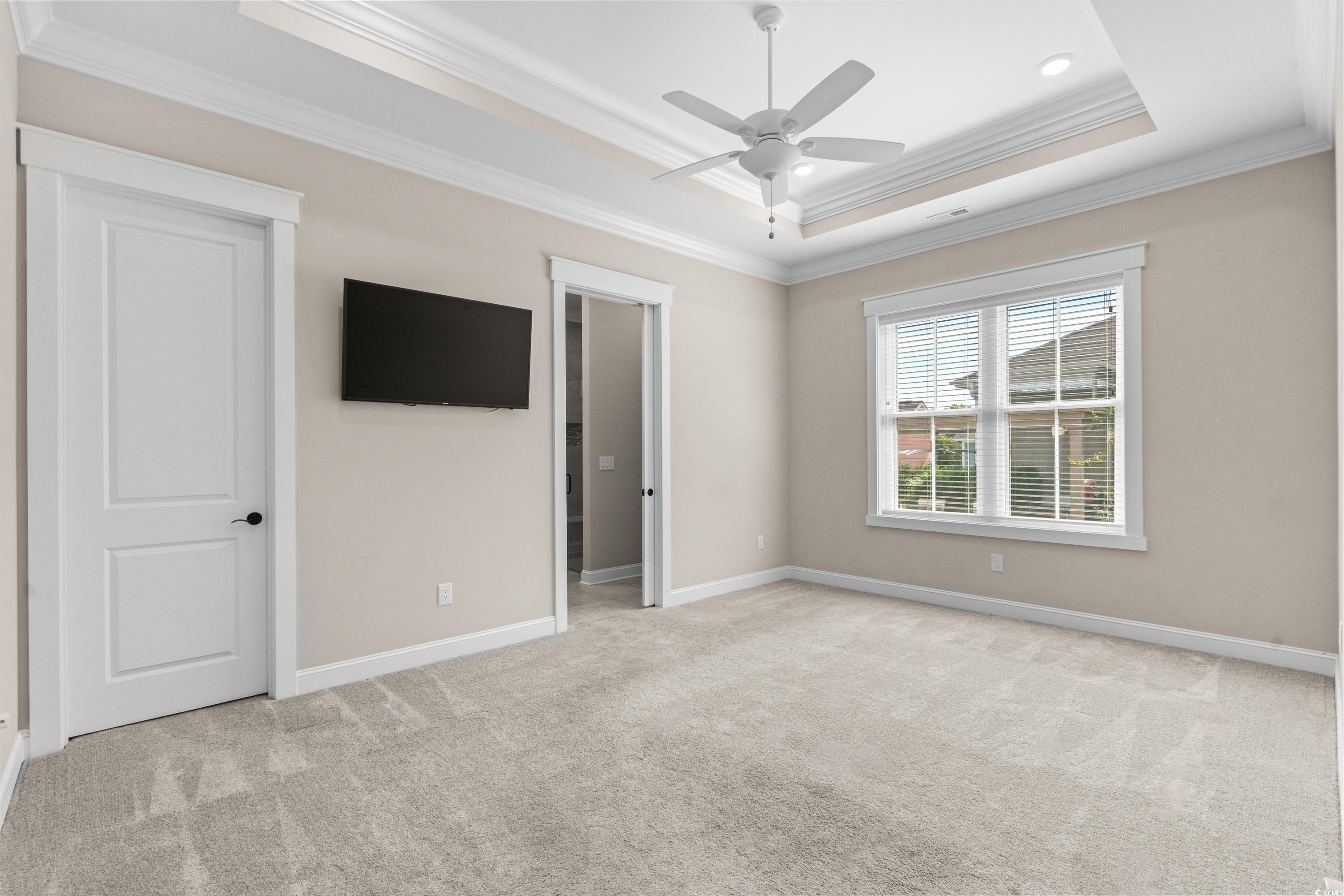 8159 Sandlapper Way Myrtle Beach, SC 29572 - Photo 21 of 39 Unfurnished bedroom featuring light colored carpet