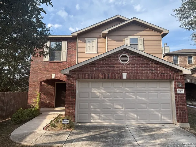 a front view of house