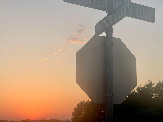 a view of a big yard next to a yard