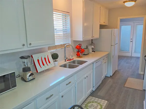 a view of a door of the house