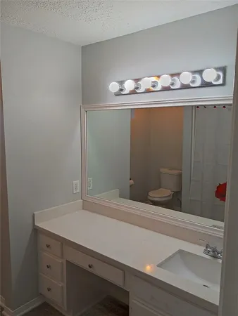 a bathroom with a toilet and a sink