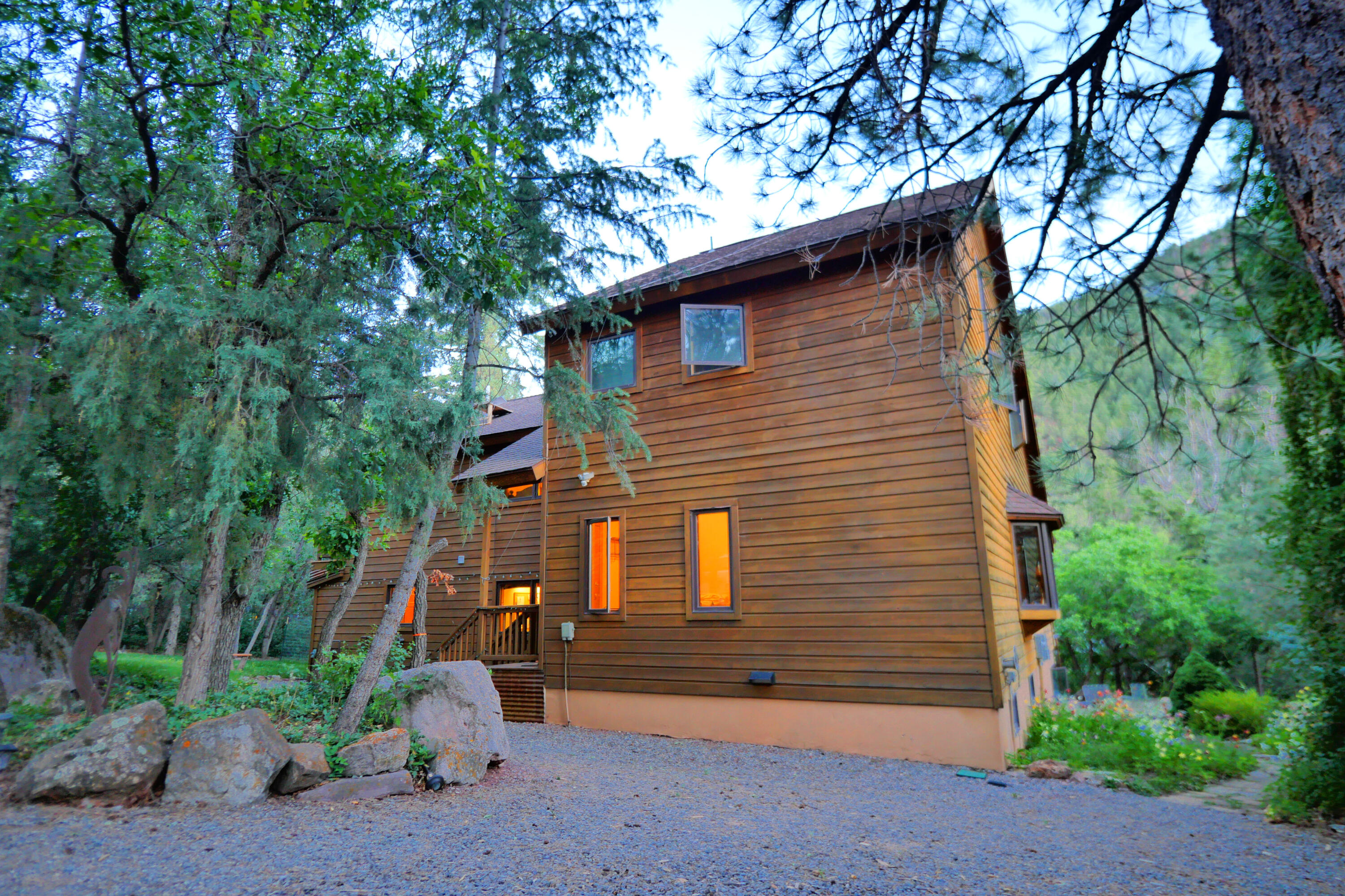 92 Trunk Road Placerville, CO 81430 - Photo 3 of 27 2 - Second twilight exterior angle