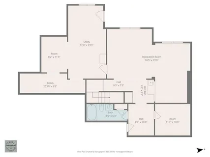 a picture of a floor plan