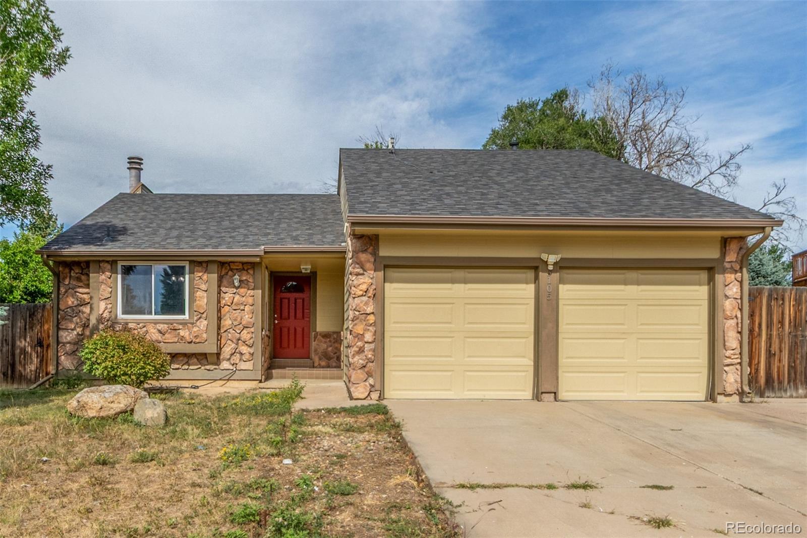 front view of a house