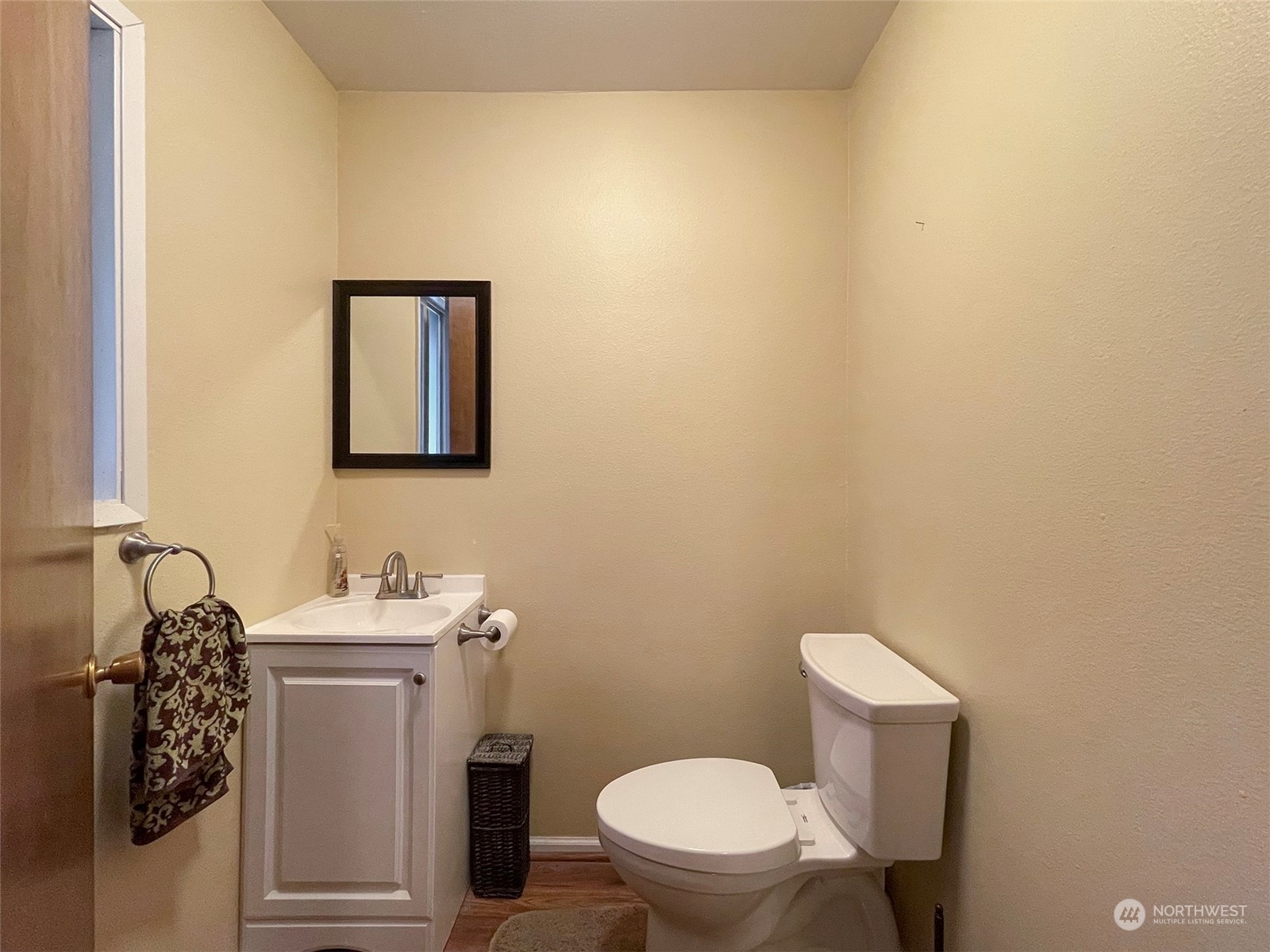 42 Sekiu Airport Road Sekiu, WA 98381 - Photo 18 of 27 a bathroom with a toilet sink and mirror