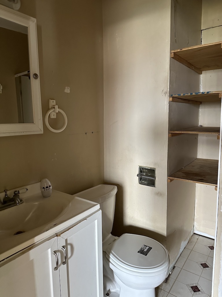 3118 Chicago Road Steger, IL 60475 - Photo 6 of 14 a bathroom with a toilet and a sink