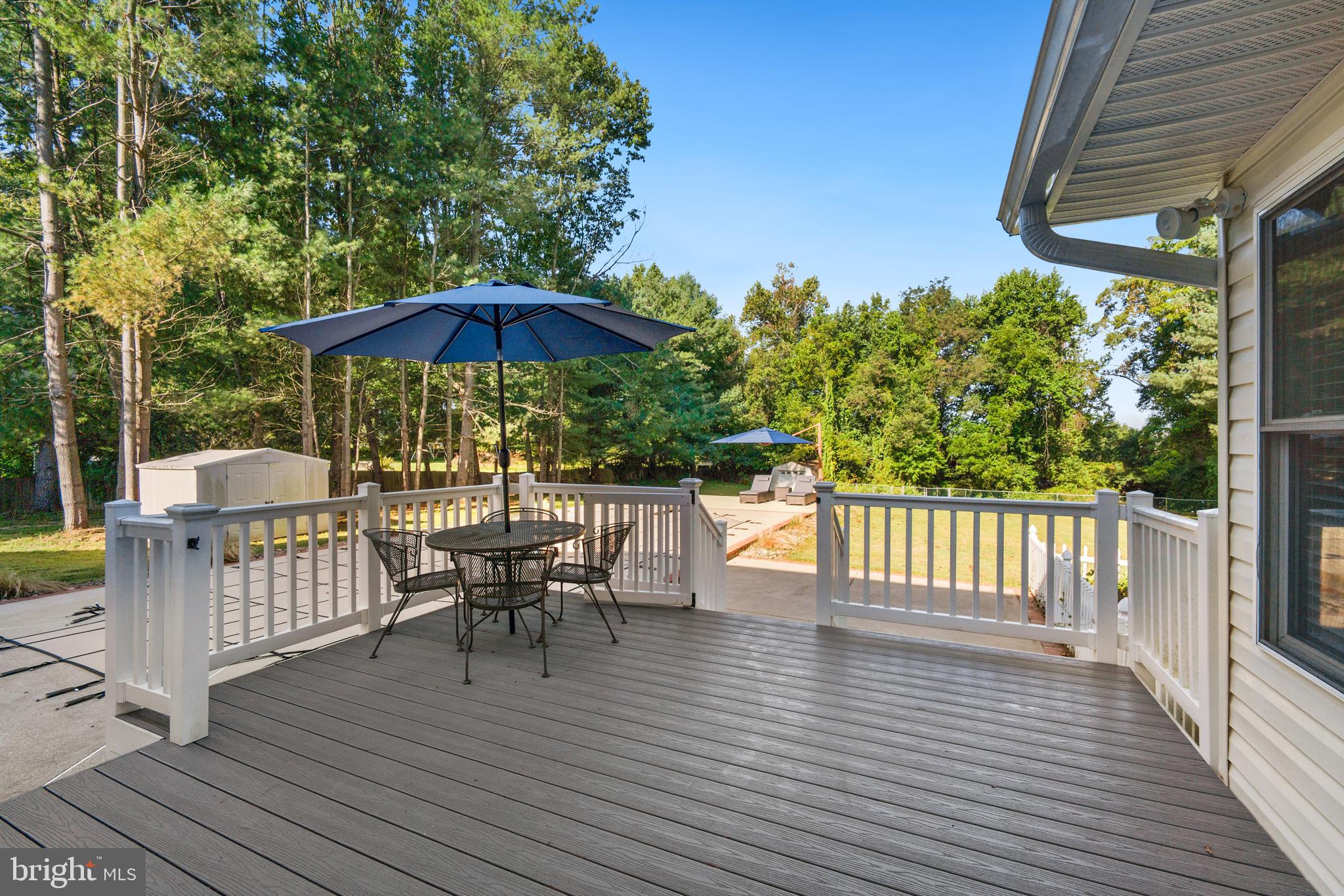 3045 Holland Cliffs Road Huntingtown, MD 20639 - Photo 84 of 94 Backyard Deck Overlooking Pool