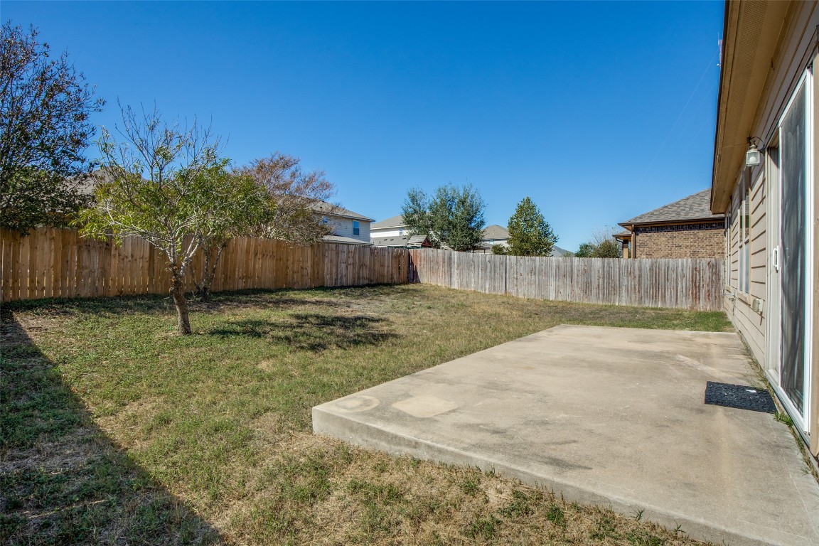 211 Mancos Drive Georgetown, TX 78626 - Photo 18 of 25 a view of a backyard