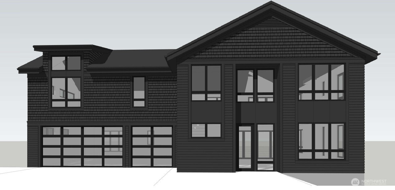 13655 Southeast 88th Way Newcastle, WA 98059 - Photo 10 of 29 a black and white photo of a house