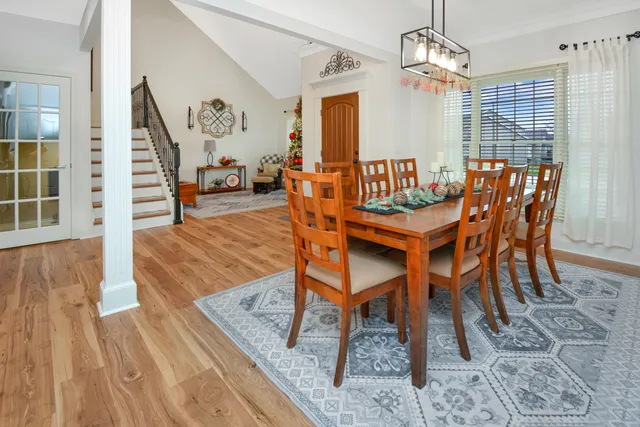 a house view with a garden space