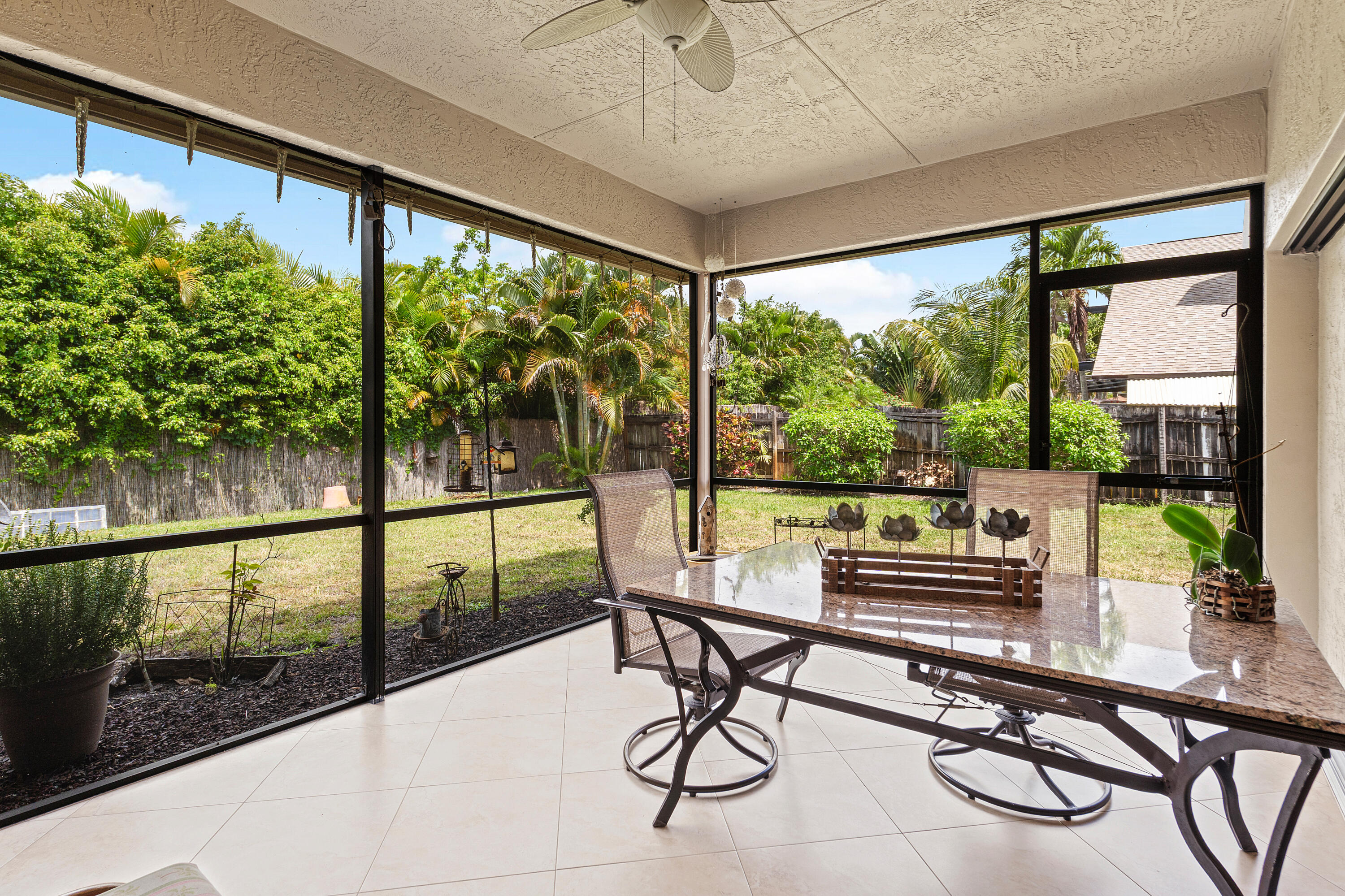 5175 Beechwood Road Delray Beach, FL 33484 - Photo 23 of 26 Spacious Screened patio