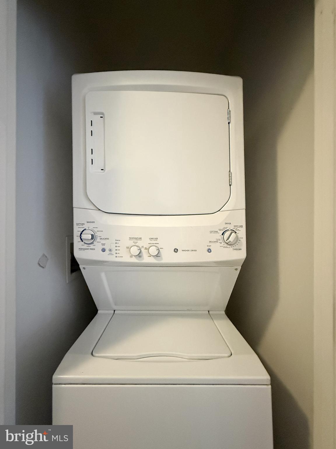 1250 9th Street Northwest, Unit 218 Washington, DC 20001 - Photo 12 of 18 a view of washer and dryer