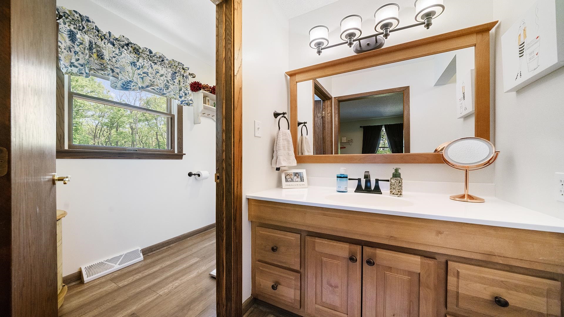 293 Briar Court Oregon, IL 61061 - Photo 37 of 58 a bathroom with a sink and a mirror