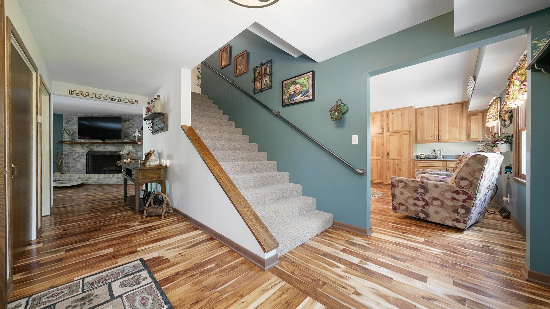 293 Briar Court Oregon, IL 61061 - Photo 5 of 58 a view of entryway and hall with wooden floor