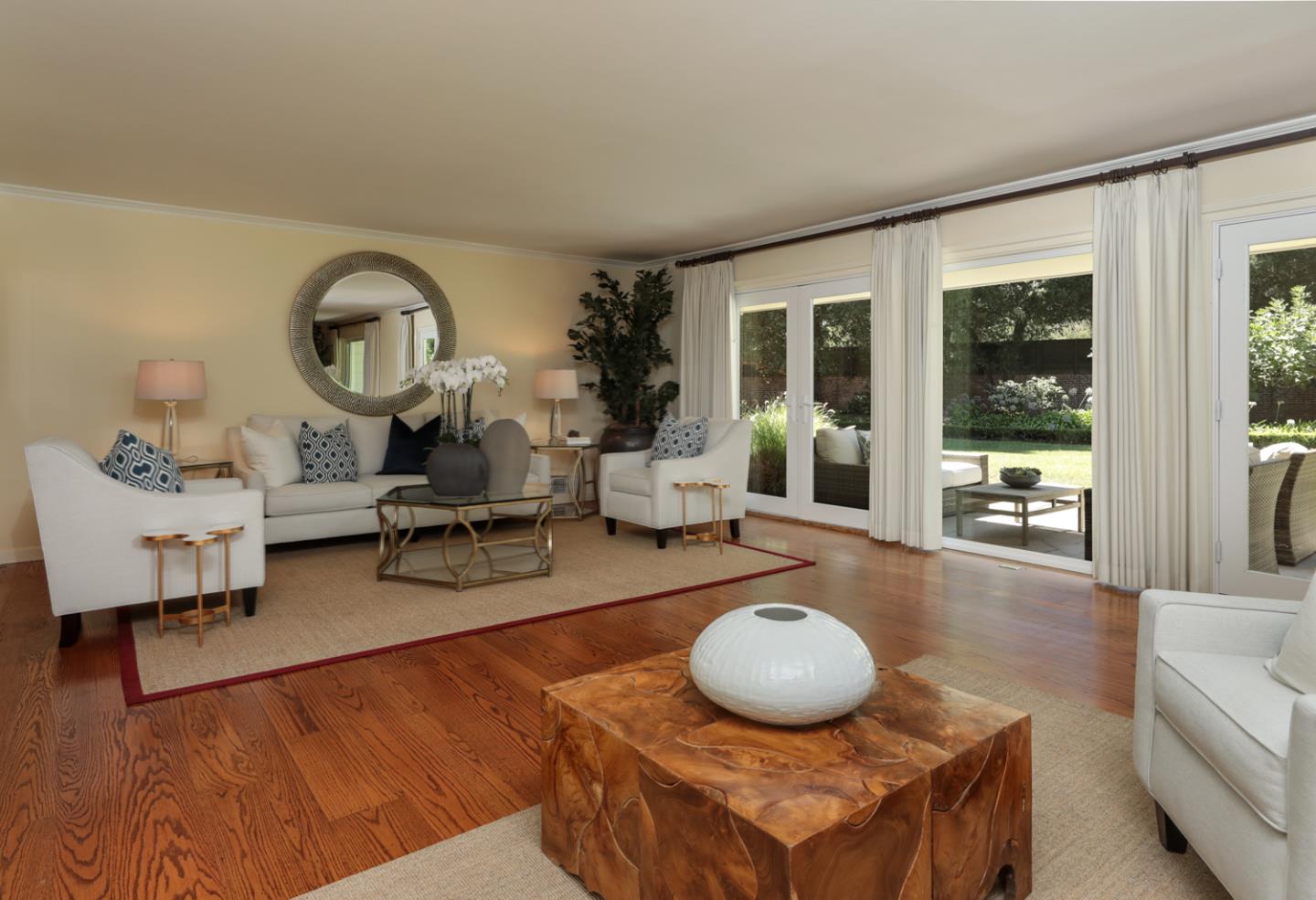3 Irving Avenue Atherton, CA 94027 - Photo 3 of 22 a living room with furniture and a large window