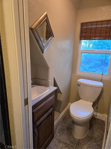 a view of a room with storage