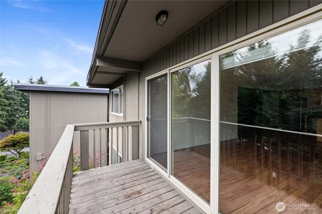 a view of a house with balcony