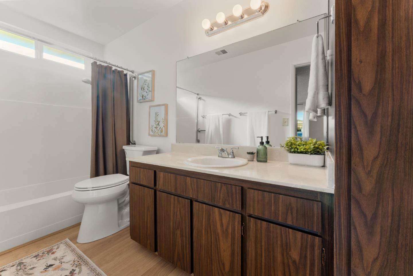 643 Peartree Drive Watsonville, CA 95076 - Photo 14 of 26 a bathroom with a sink a toilet and shower