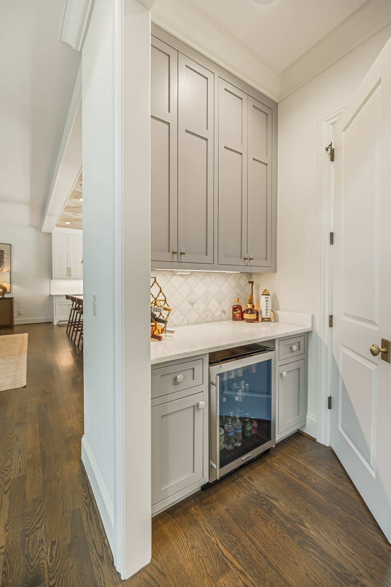 154 A Cheek Road Nashville, TN 37205 - Photo 19 of 61 a spacious bathroom with a granite countertop sink and a mirror