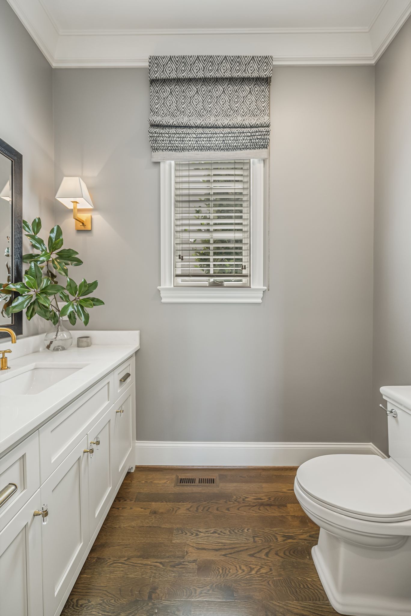 154 A Cheek Road Nashville, TN 37205 - Photo 20 of 61 a bathroom with a granite countertop toilet sink and mirror