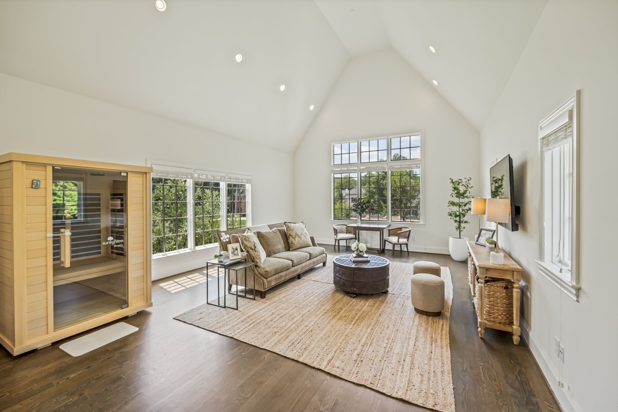 154 A Cheek Road Nashville, TN 37205 - Photo 34 of 61 a living room with furniture and large windows