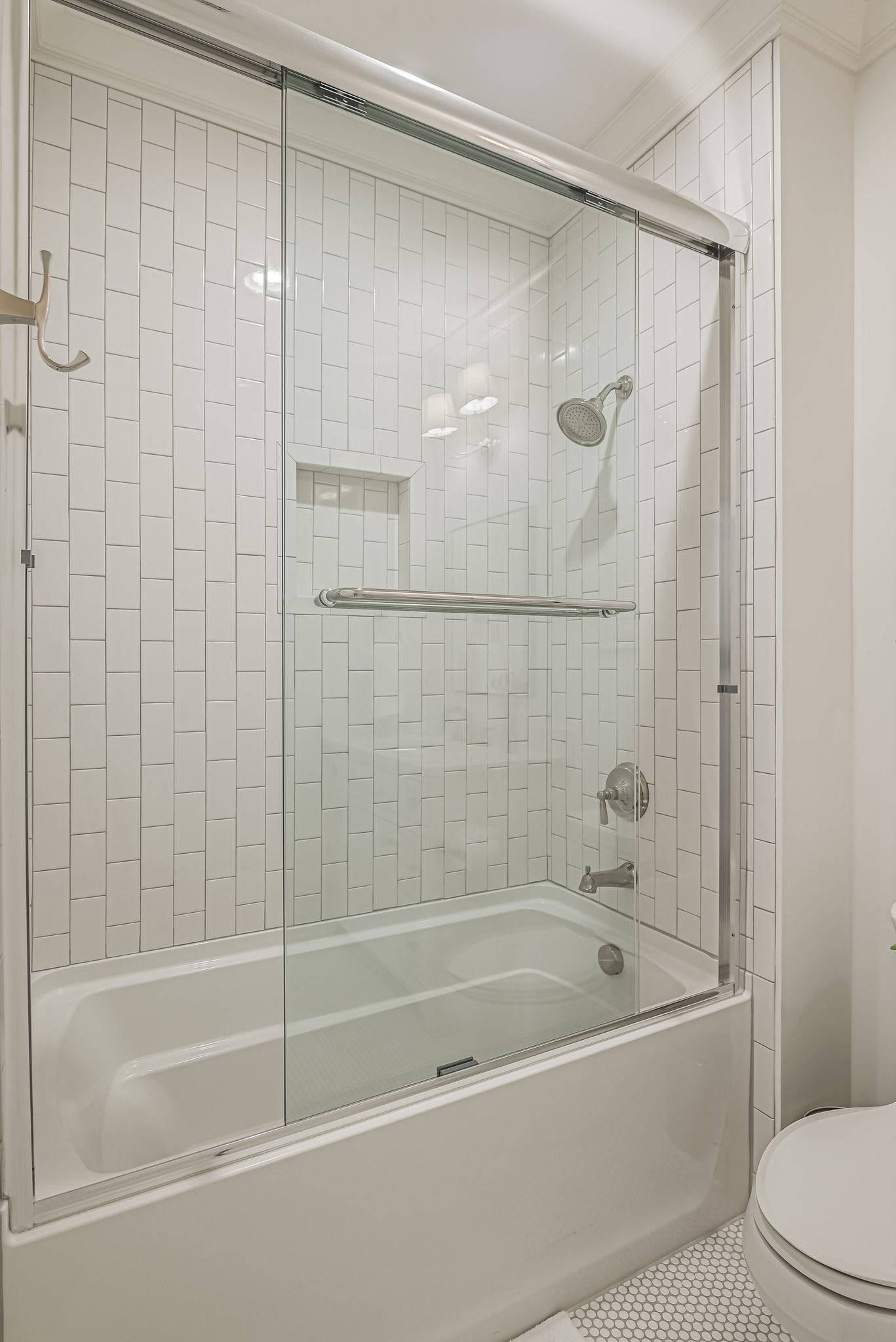 154 A Cheek Road Nashville, TN 37205 - Photo 51 of 61 a bathroom with a bathtub and a shower