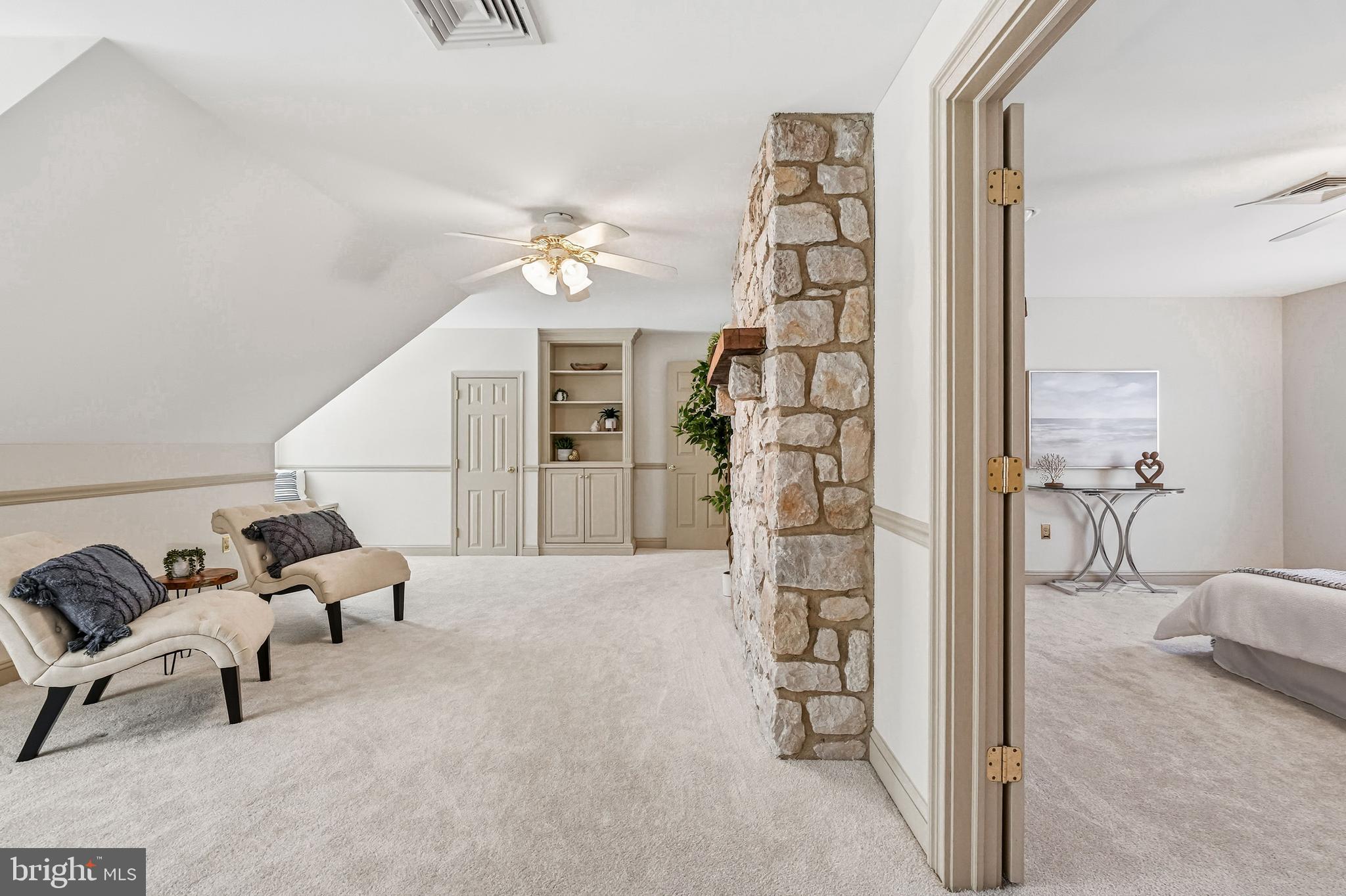 9 Log Cabin Road Perkasie, PA 18944 - Photo 22 of 47 Sitting Room with Stone Wall Accent