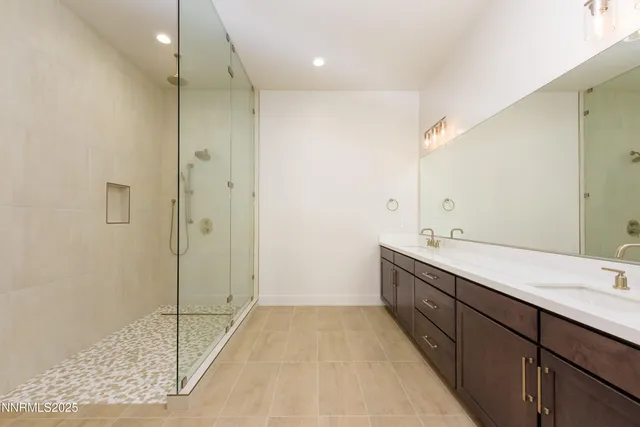 a view of a city with tall buildings