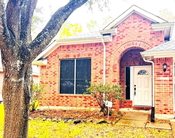 a front view of a building