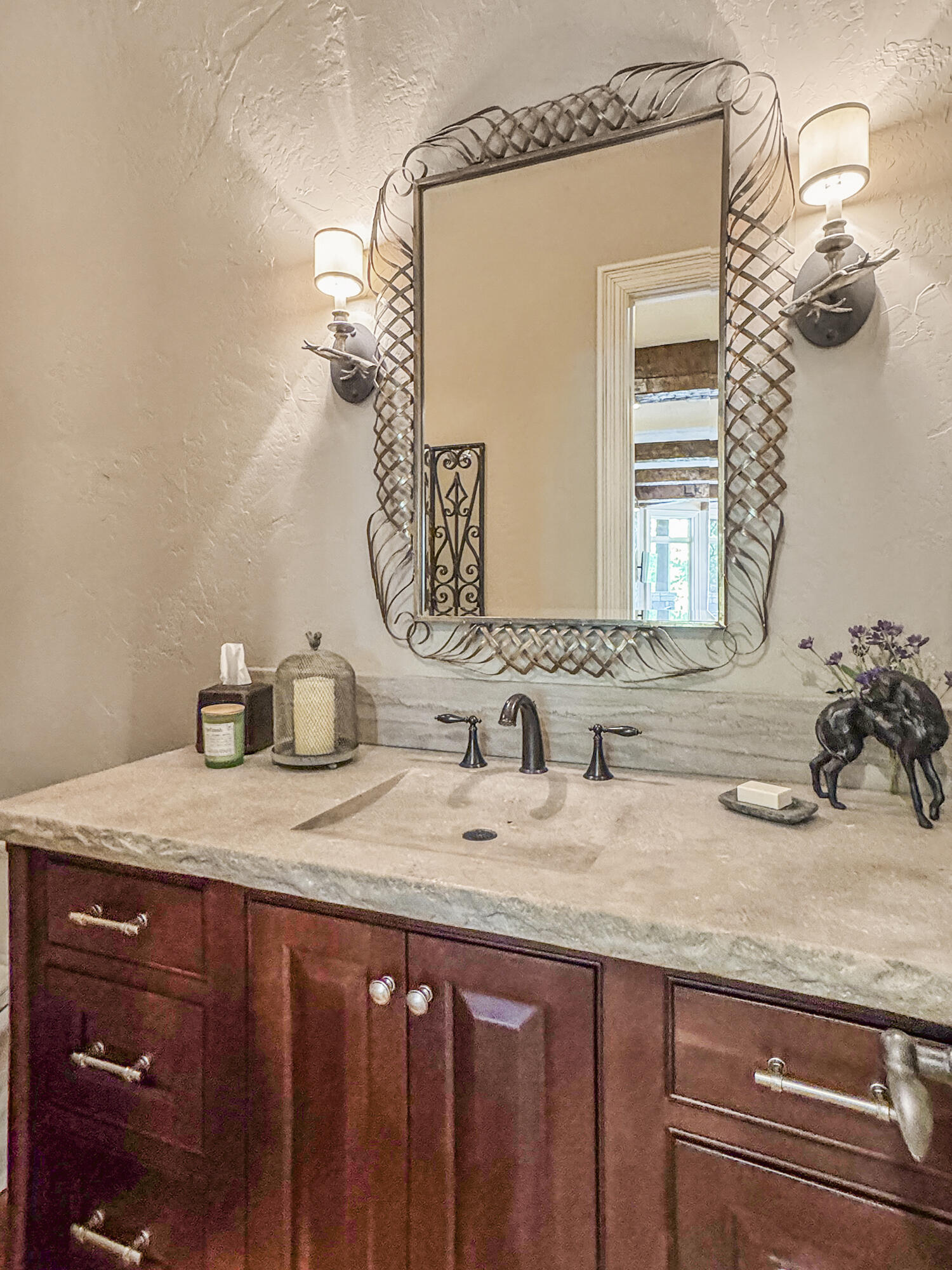203 Secret Lane Reeds Spring, MO 65737 - Photo 24 of 76 Live Edge Local Limestone Vanity