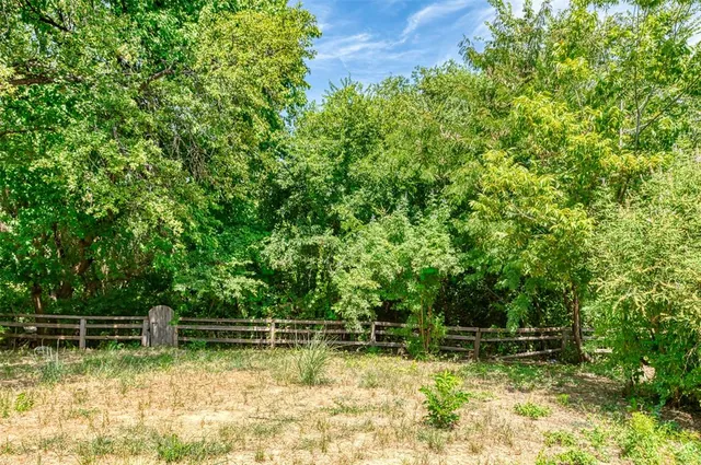 a view of small yard