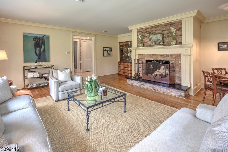 46 Sand Spring Road Morristown, NJ 07960 - Photo 11 of 38 a living room with furniture and a fireplace